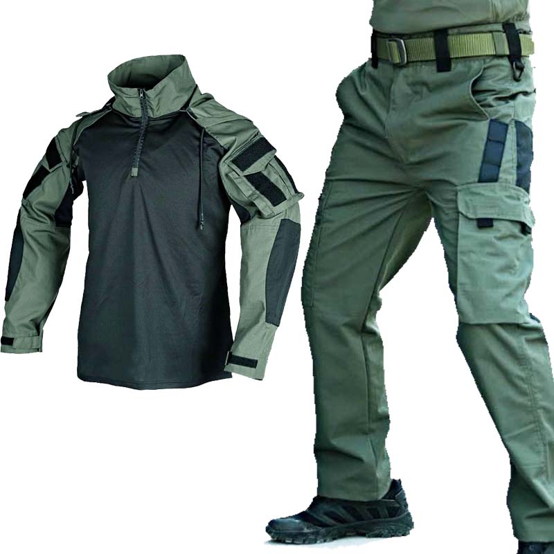 Tactical Military Shirt Cargo - Tactical Uniform Set Military Frog Shirt