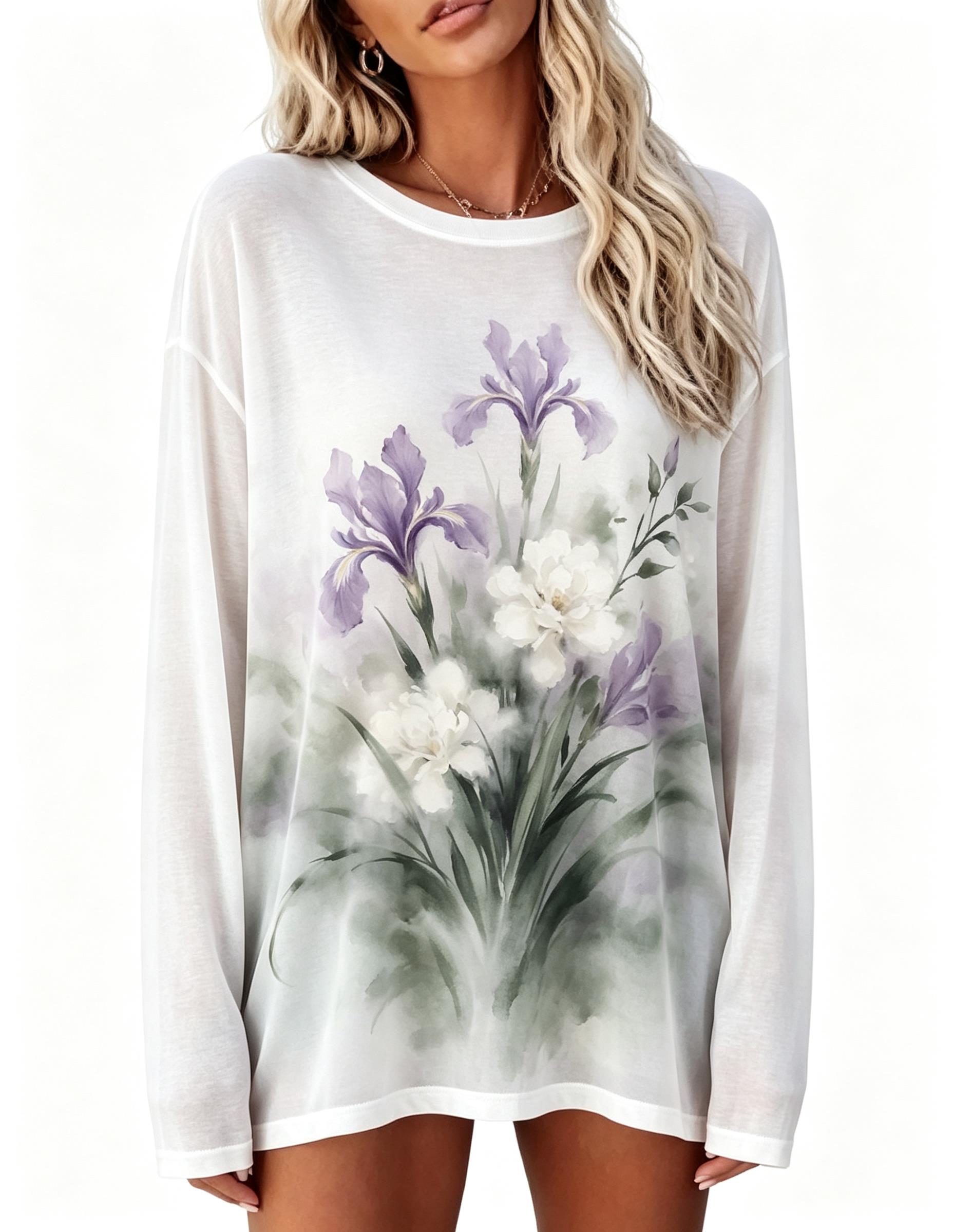 Women Long Sleeve T‑Shirt Vint - T-Shirts recension och pris